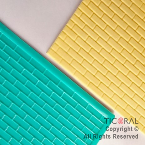 PLACA TEXTURIZADORA LADRILLOS 15 X 10.5 CM x 1